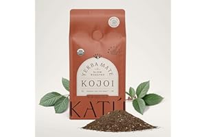 Katú Kojoi Premium Organic Yerba Mate Tea, Slow Roasted, Unsmoked, Air Dried, Loose-Leaf, Aged, Natural Energy, 17.6 oz (500g)