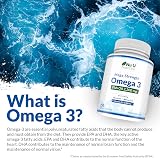 Nu U Nutrition Omega 3 2200mg & Vitamin D3 2000IU - 250 Softgels view 7