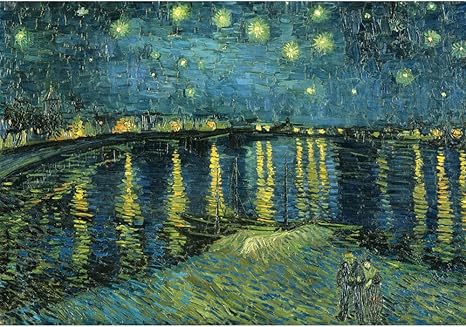 Nuit etoilee de van gogh Clearance