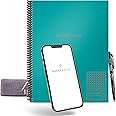 Rocketbook Matrix Smart Reusable Graph Notebook | Eco-friendly, Digitally Connected Isometric Notebook | Neptune Teal, Letter Size (8.5" x 11") with Pen, Cloth, and App Included