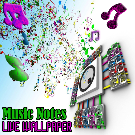 Falling Music Notes Live Wallpaper