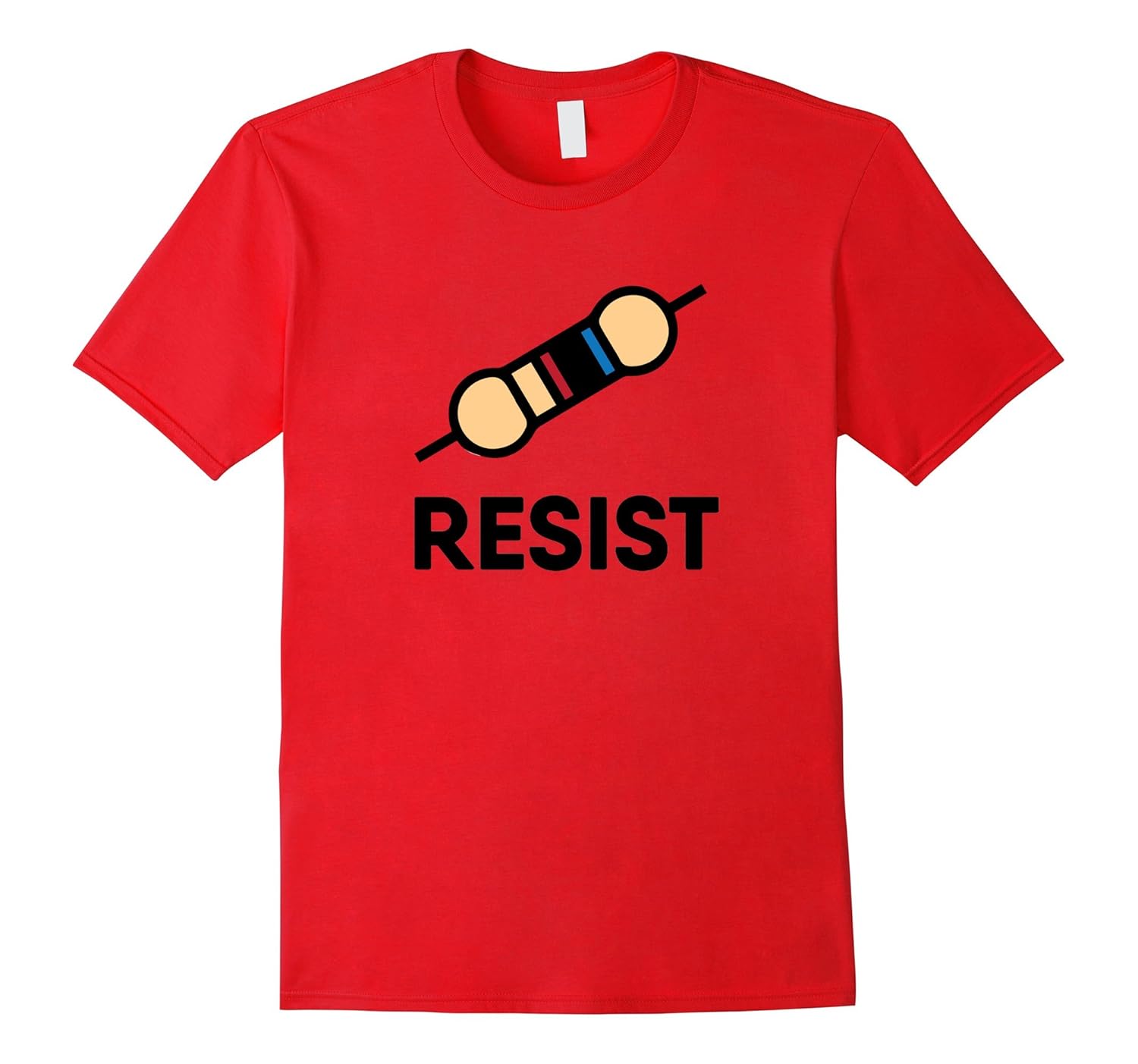 Resist! Funny Electronics T-shirt Resistor-ANZ