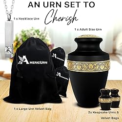 AmericUrn Set of 4 Funeral & Cremation Urn for