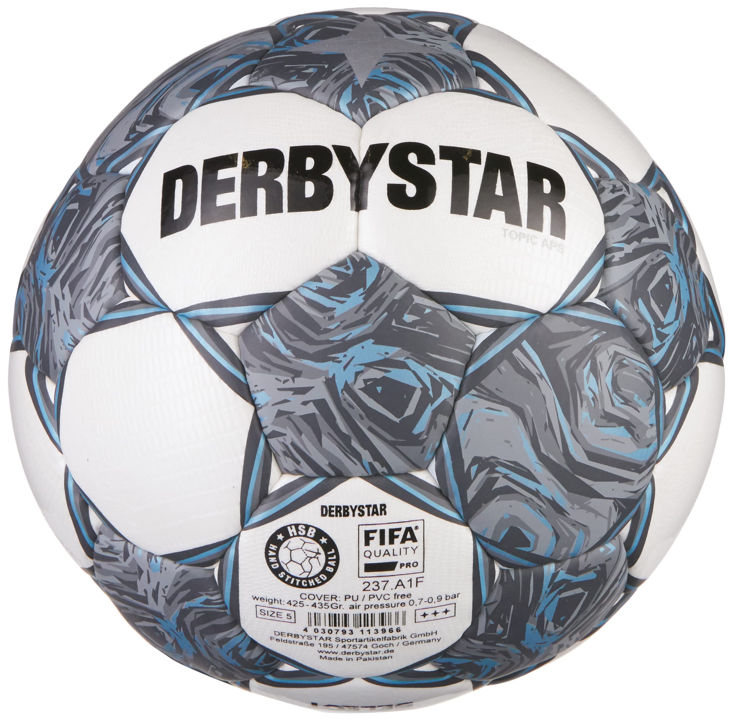 Derbystar Topic APS, White Grey Blue 5