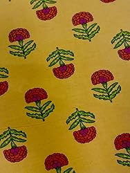 Ridhi Pestal Orange Bo-ho Round Place Mat Double