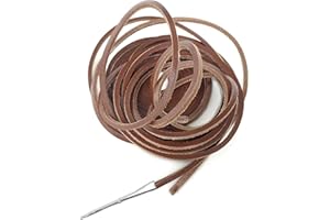 Analys CC Genuine Leather Shoelaces with Lacing Needle