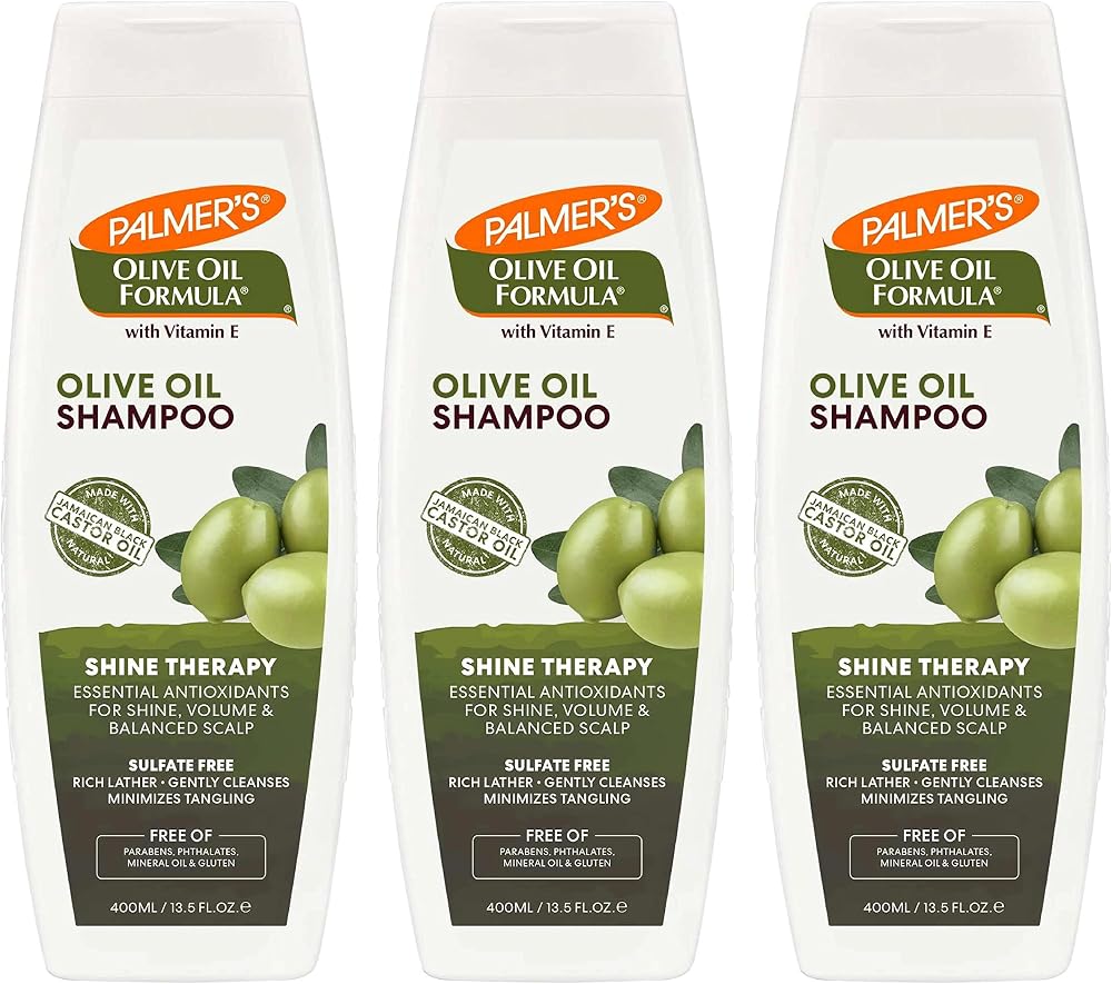 Palmer's Olive Oil Smoothing Shampoo Vitamin E 13.5 Oz 3 Pack