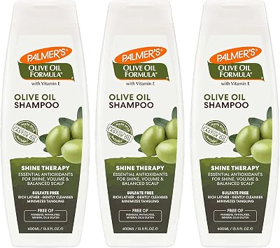 Palmer's Olive Oil Smoothing Shampoo Vitamin E 13.5 Oz 3 Pack