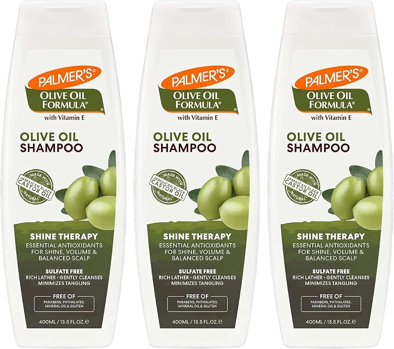 Palmer's Olive Oil Smoothing Shampoo Vitamin E 13.5 Oz 3 Pack