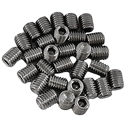 M10 x 12mm Flat Point Screws, Metric Grub