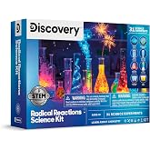 Discovery Radical Reactions Science Kit - 31 Experiments STEM Lab for Kids| DIY Activity Set with Chemistry Tools, Volcano Mold, Instant Snow| Educational Learning Toy| Gift for Boys Girls| Ages 8+