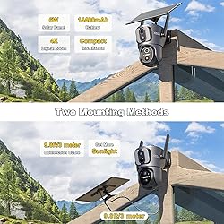 Xega 4G Cellular Security Camera【Dual