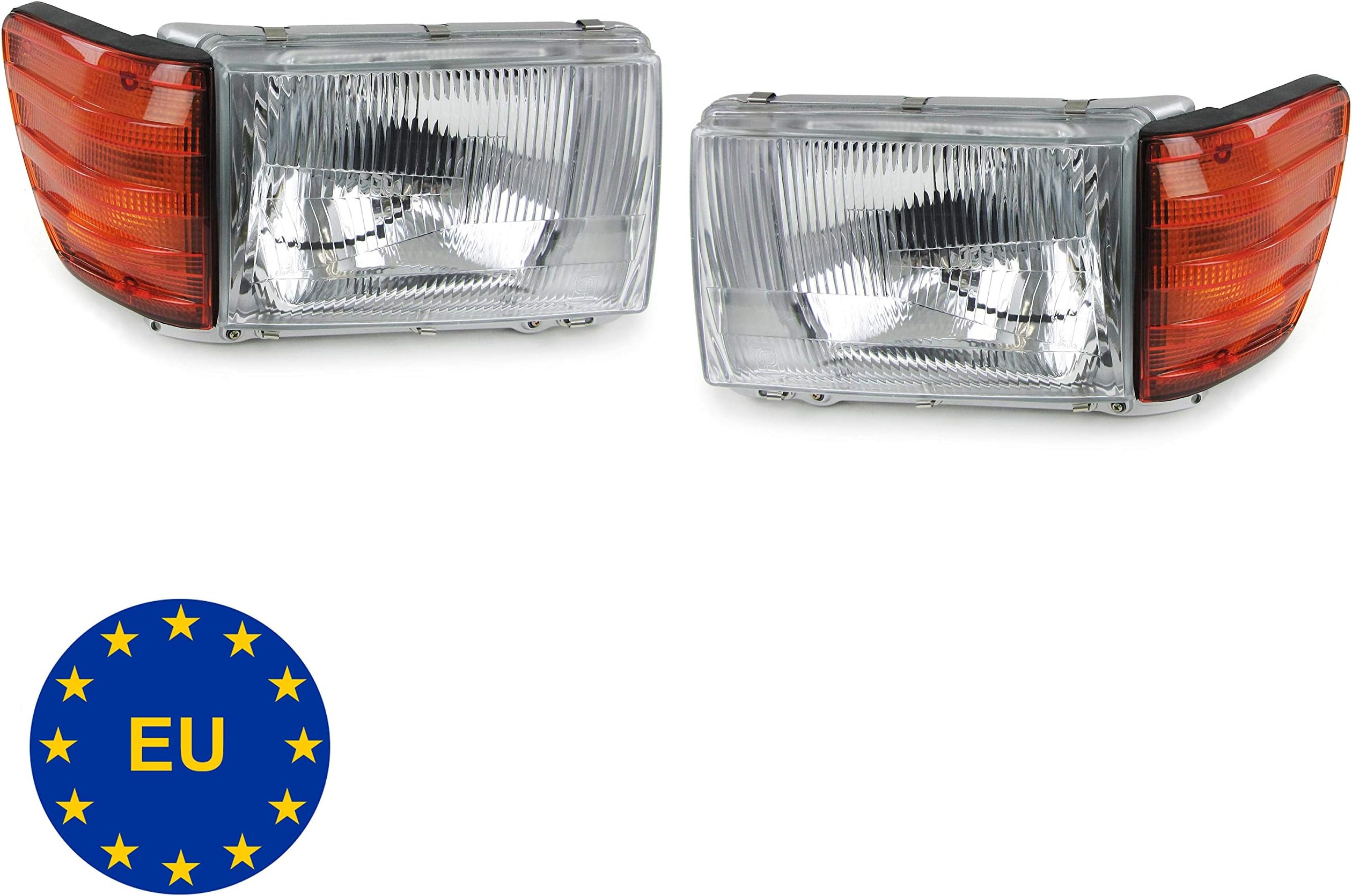 ClassParts 107351SET Headlight Set for R107 EU Version