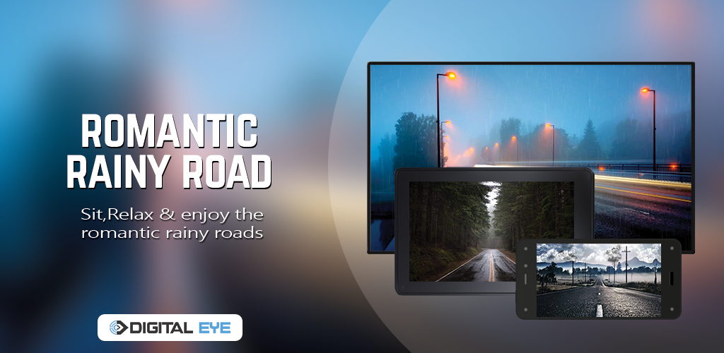 Romantic Rainy Road - HD Wallpaper & Themes