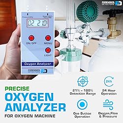 Oxygen Analyzer by Forensics | 21%-100% | O2, Flow