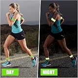 URAQT 4 Pack High Visibility Reflective Arm Bands for Running Walking Cycling view 4
