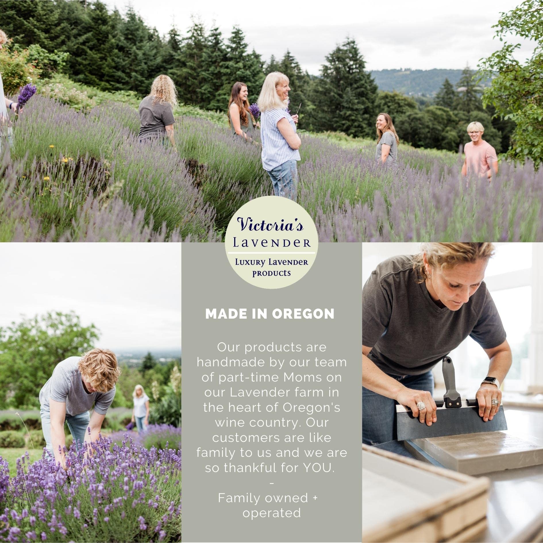 Victoria's Lavender Room Spray, All Natural Home Atmosphere Essential Oil Concentrated Room Spray Air Freshener, Bathroom Odor Eliminator, Luxury Spray Made in the USA, Lavender & Fir - 1 Pk (4 Fl Oz)