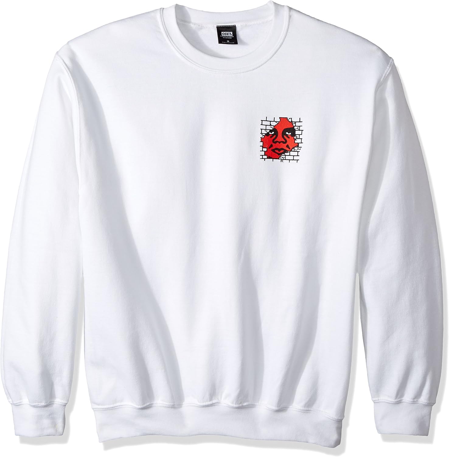 men's crewneck fleece sweatshirt
