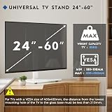 BONTEC Universal TV Stand 24–60 Inch TV Console with Glass Base 45kg view 6