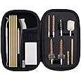 BOOSTEADY 7.62MM Cleaning Kit Pro .223/5.56 Rifle Gun Cleaning Kit with Bore Chamber Brushes Metal Pick Kit Brass Cleaning Rod in Zippered Organizer Compact Combo Case