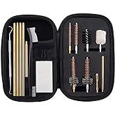 BOOSTEADY 7.62MM Cleaning Kit Pro .223/5.56 Rifle Gun Cleaning Kit with Bore Chamber Brushes Metal Pick Kit Brass Cleaning Ro