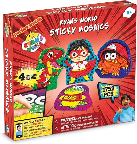 ORB Ryan's World Sticky Mosaics (116224 