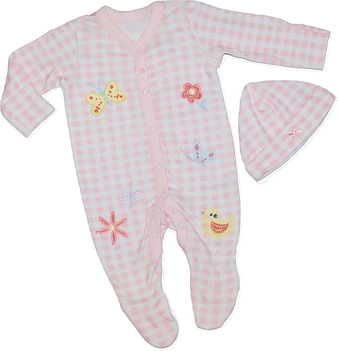 baby girl sleepsuit set