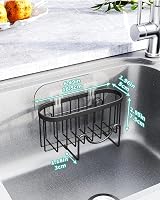 HapiRm Stainless Steel Kitchen Sink Caddy 2 Adhesives M-Shaped Sponge Holder view 3