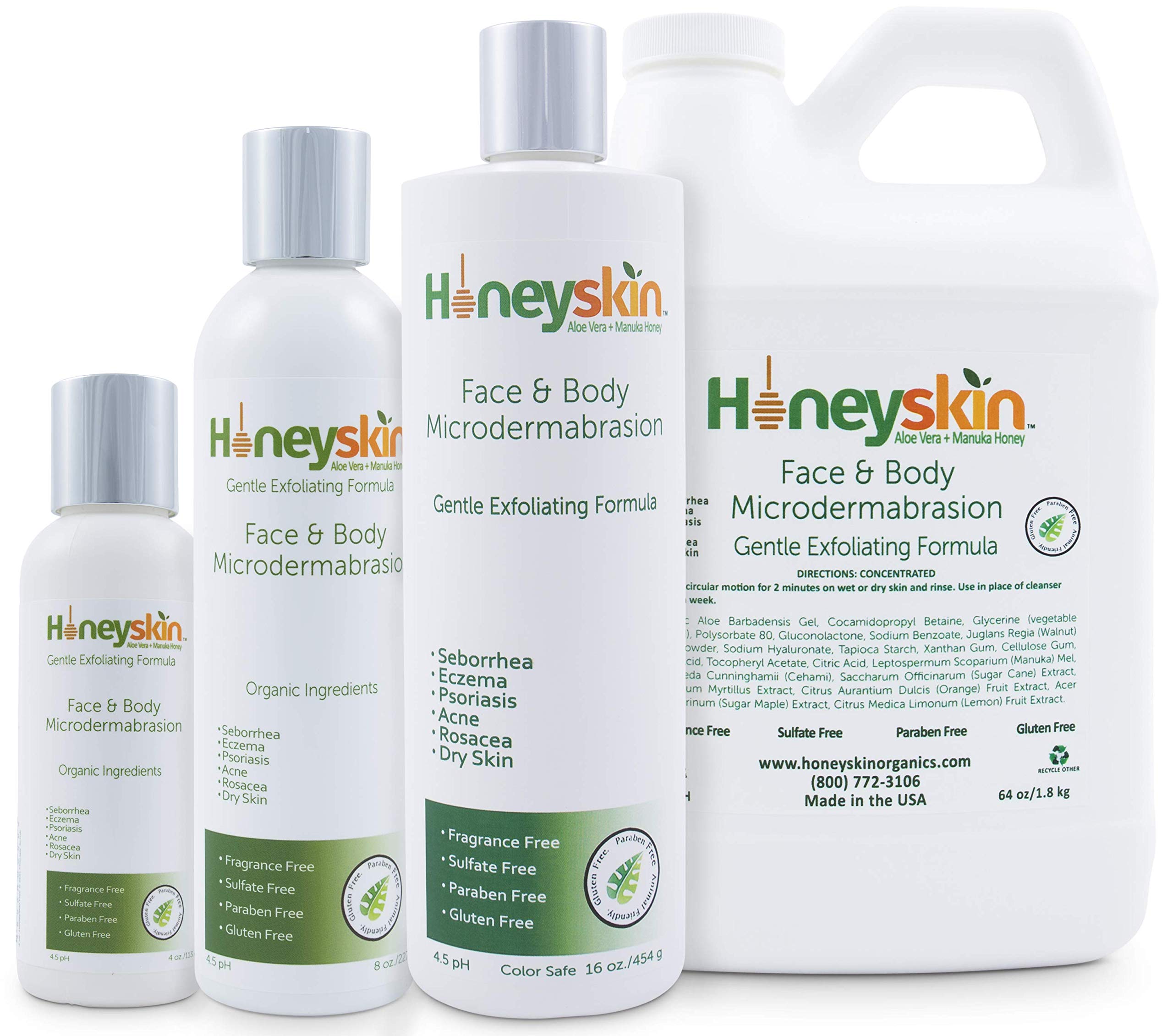 Face and Body Microdermabrasion Scrub Natural & Organic Face