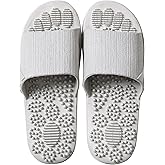 SvaTao Acupressure Massage Slippers Therapeutic Reflexology Sandals for Foot Acupoint Massage Shiatsu Arch Pain Relief Non-Slip Massage Shoes for Bath Shower