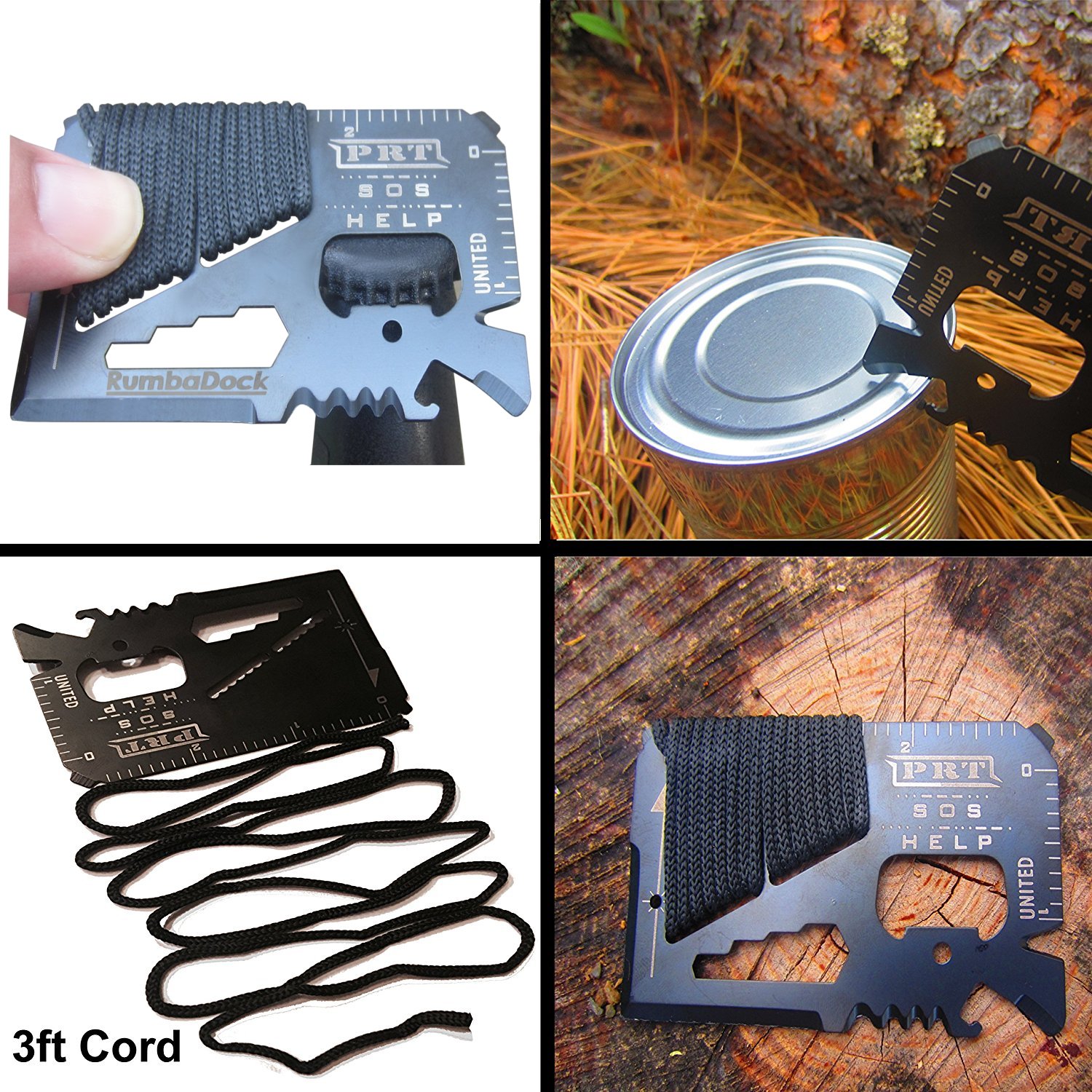 Survival Multi Tool RumbaDock Survival Gear Tools 141 Credit Card