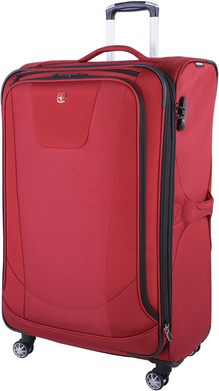 swiss gear red luggage