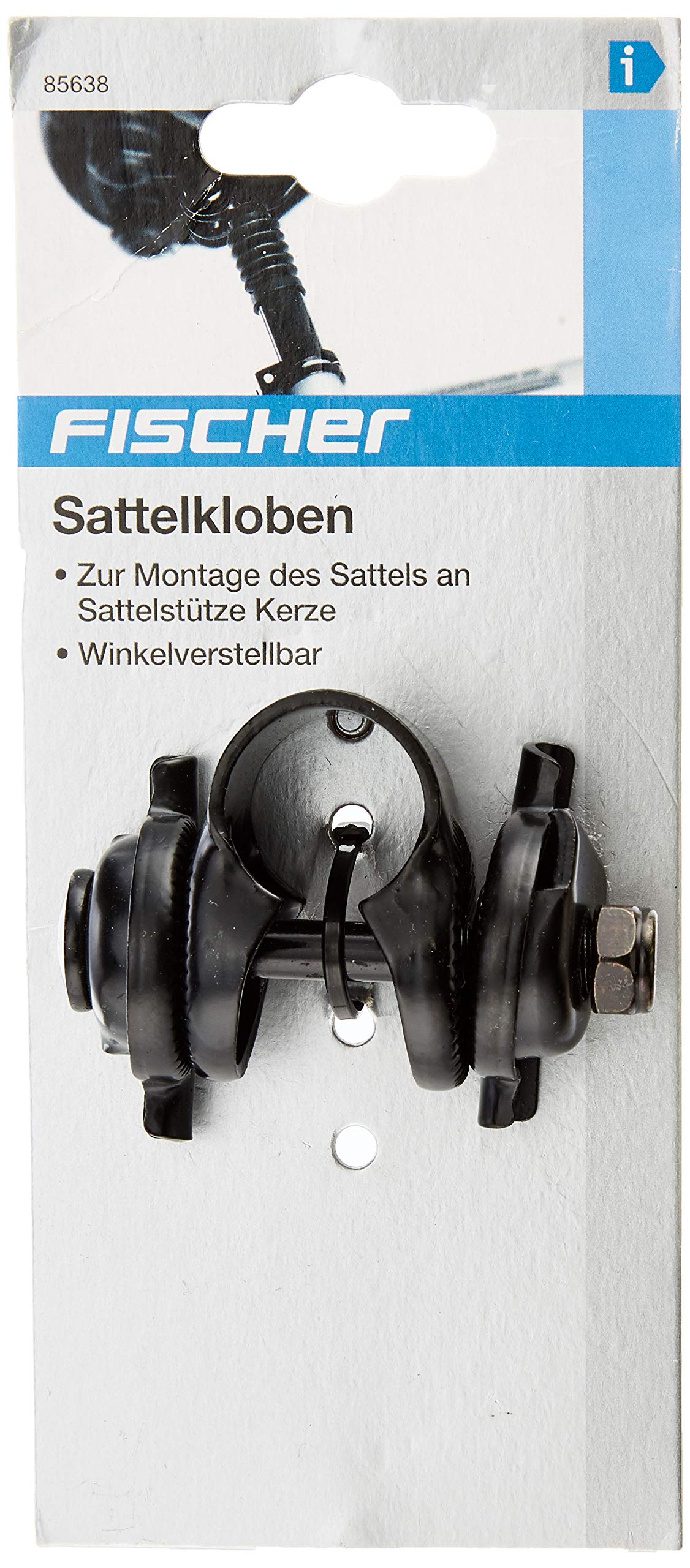 Fischer Saddle Lock, Black, One Size