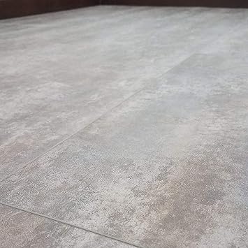 Turtle Bay Floors Waterproof Click Wpc Flooring Stoneridge Gray Travertine Tile Look Rigid Core Lvt Sample Amazon Com