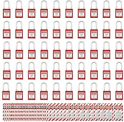 SAFBY 50 Keyed Different Lockout Tagout Locks with