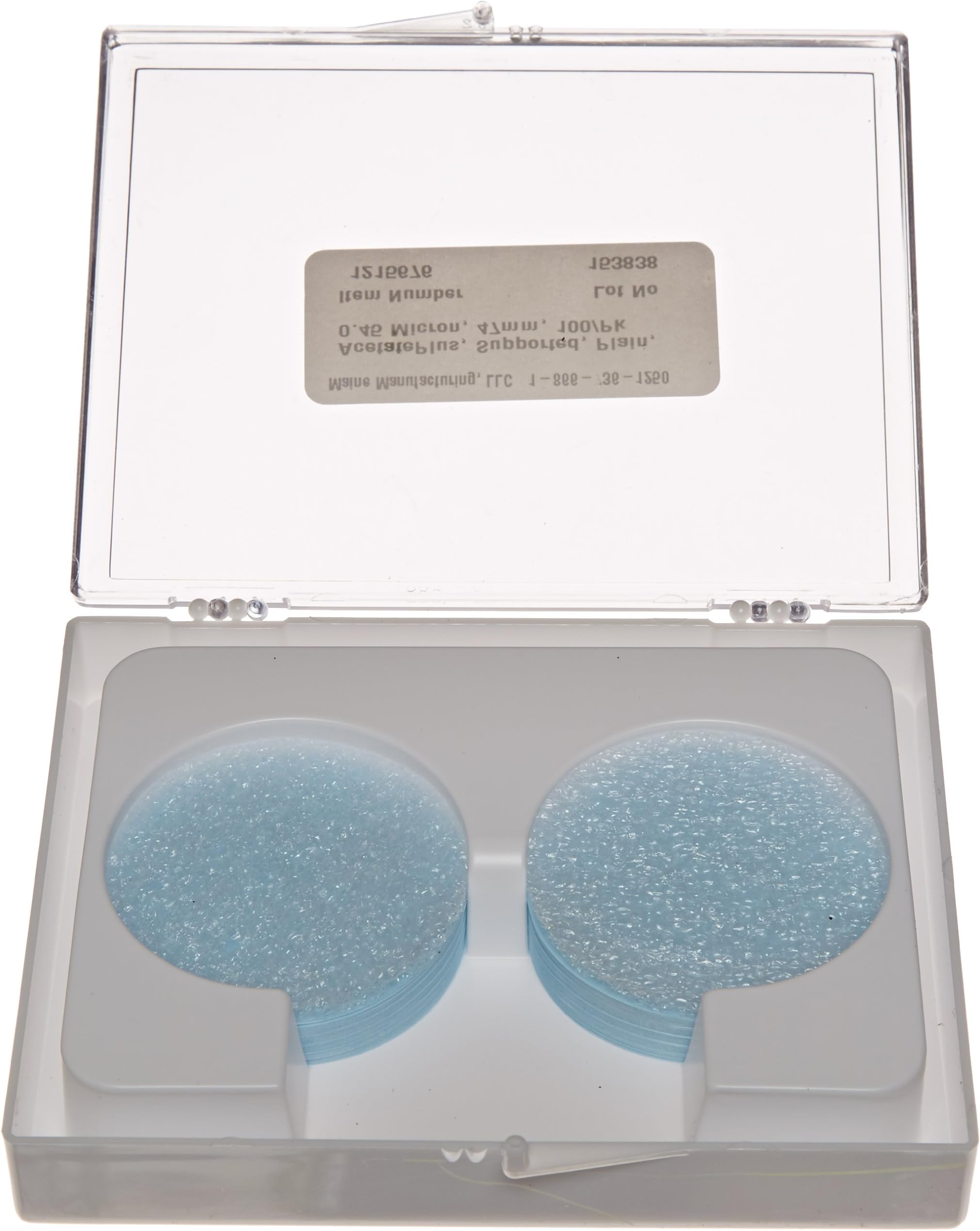 GVS Life Sciences 1215676 Cellulose Acetate Membrane Filters Disks, 0.45 Micron Pore Size, 47mm Diameter (Pack of 100)