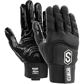 Sports Unlimited Football Lineman Gloves, Max Clash Apex Lineman Padded Football Gloves, Men's Football Lineman Gloves