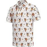 Mens Golf Polo Shirts Funny Golf Shirts for Men Crazy Polo Shirts Short Sleeve Fun Polos