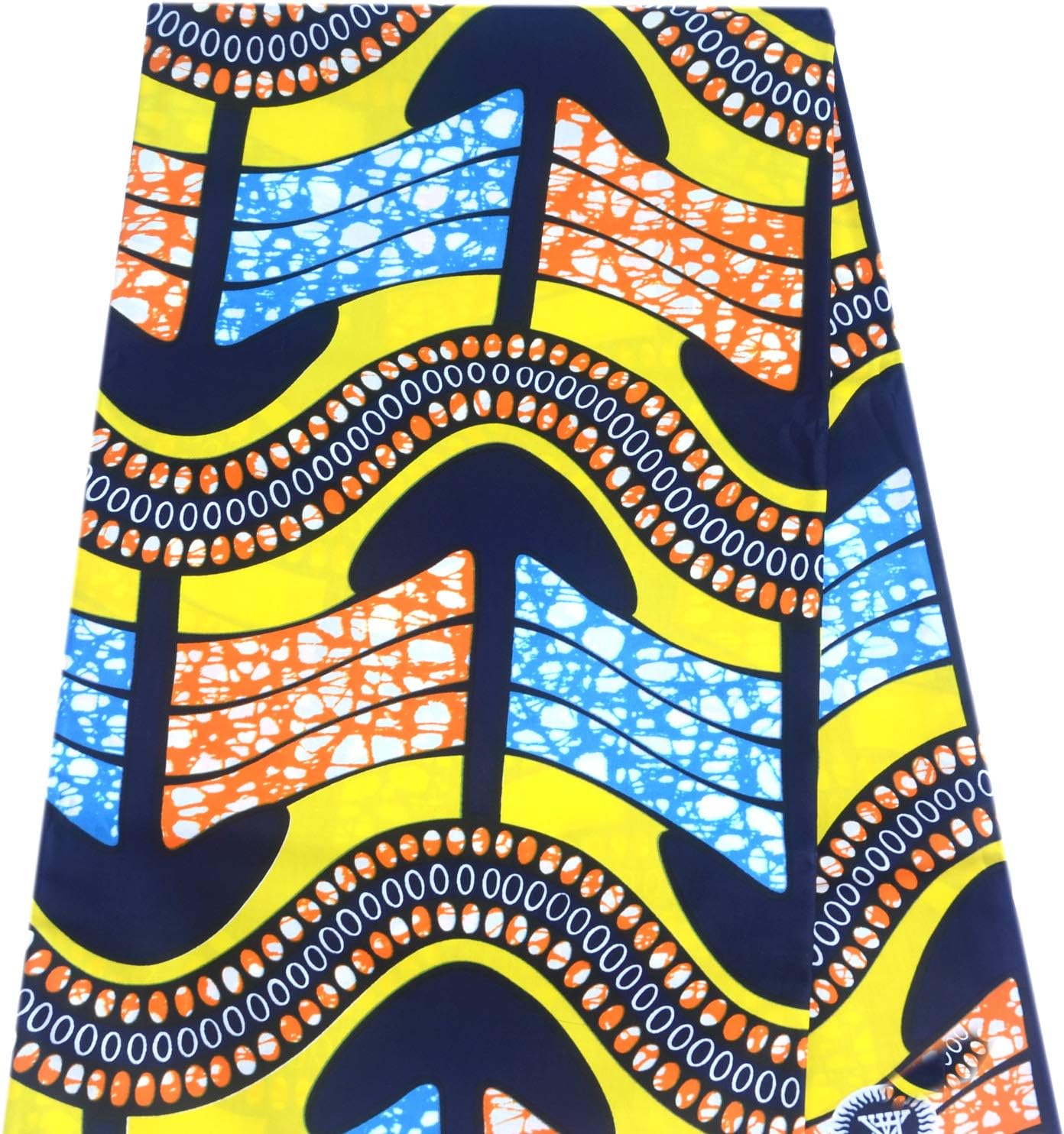 6 Yards African Fabric Wax Prints Super Wax Hollandais Dutch 100% Cotton Fabrics kirts for Girls Women Clothing Clothes Dress