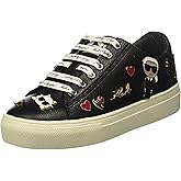 Karl Lagerfeld Womens Cate Pins Lace Up Sneaker