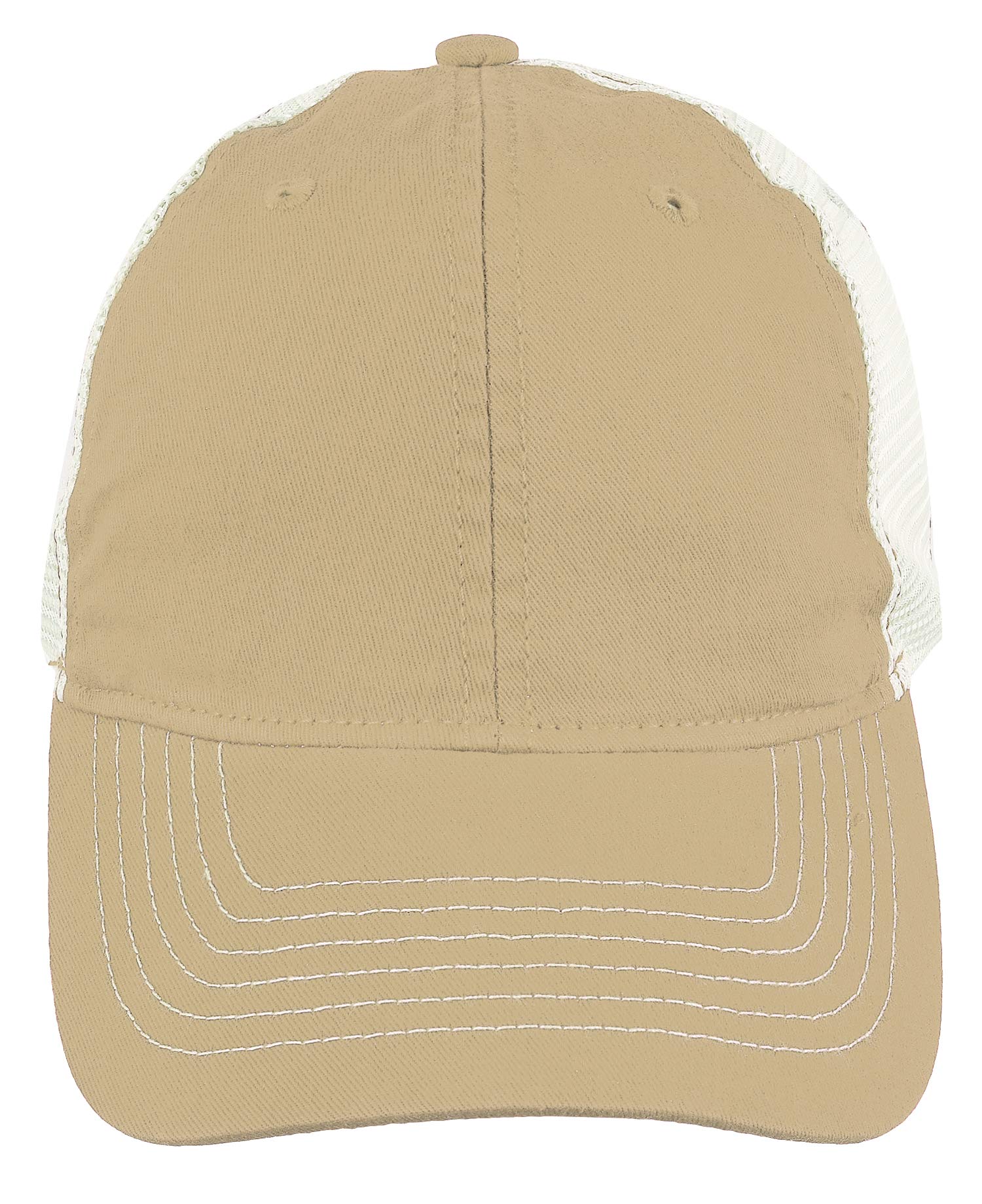 KC Caps Unisex Two Tone Baseball Cap Classic Low Profile Hat Basic Style Mesh Retro Cap