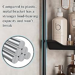 Mystozer Standing Shower Caddy 4 Tier Floor