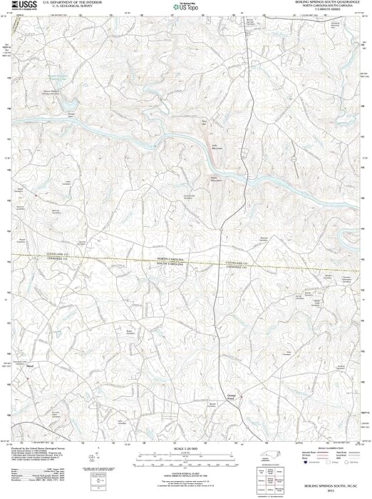2011 Boiling Springs South, NC North Carolina USGS