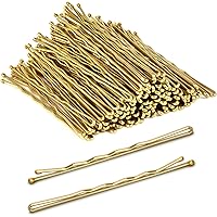 Large Bobby Pins Blonde,MORGLES 2.75" Jumbo Hair Pins Blonde Long bobby Pins for Thick Hair for Women Girls with Box-120 coun