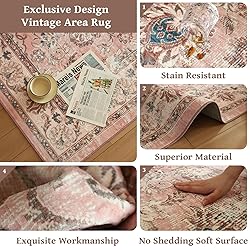 QD-Udreamy 9x12 Area Rugs - Machine Washable Area