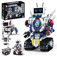 DIEBA Building 5 in 1 Robot Toys for 8-12 Year Old Boys Girls, Remote & APP DIY Educational Toy Science Kits for Kids, Techni