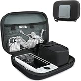 USA Gear Baby Monitor Carrying Case Fits Vtech VM819, VTech RM7766, HelloBaby 5" HB6550, Babysense, Eufy &amp; More - Baby Monitor Travel Case with Scratch Resistant Lining, Inner Pouches (Black)
