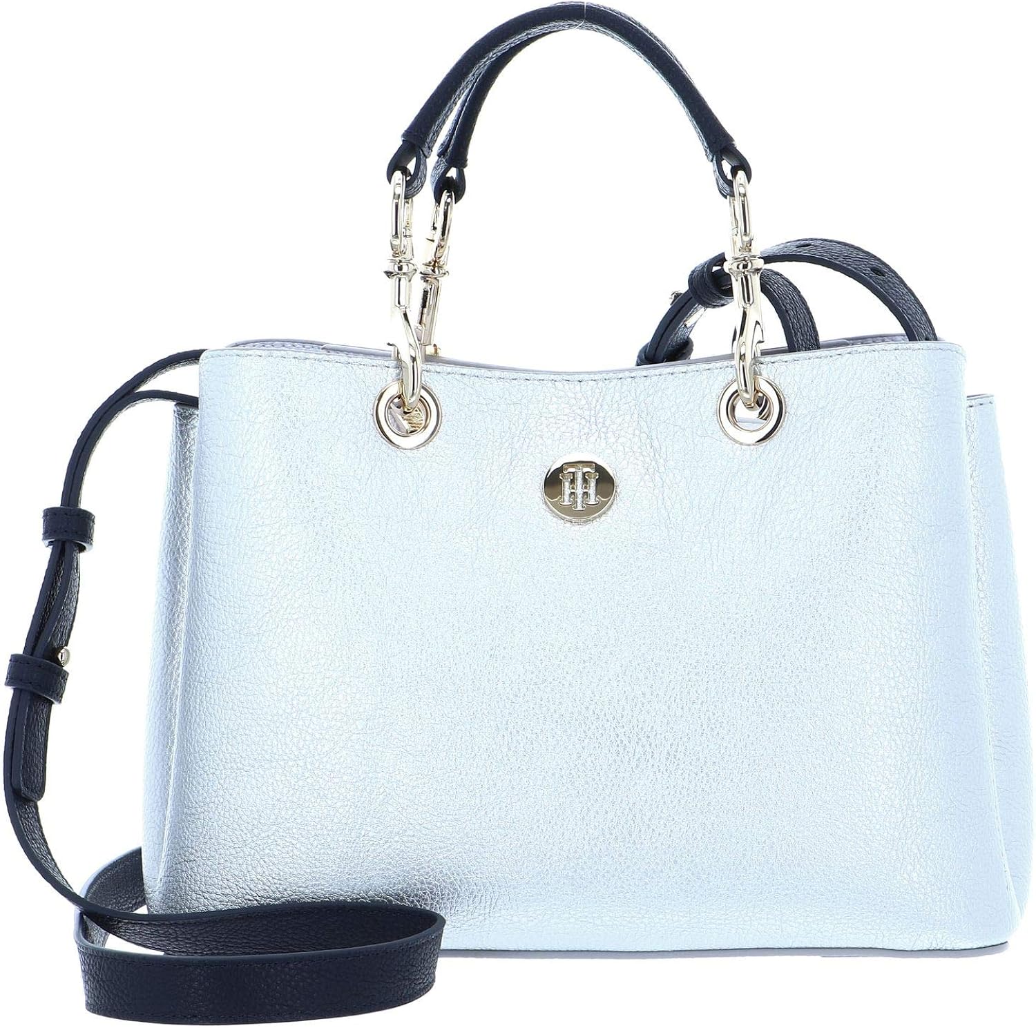 tommy hilfiger silver bag