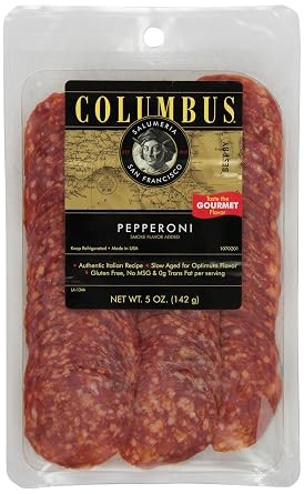 Columbus salame pepperoni slcd 5oz (073007107027)