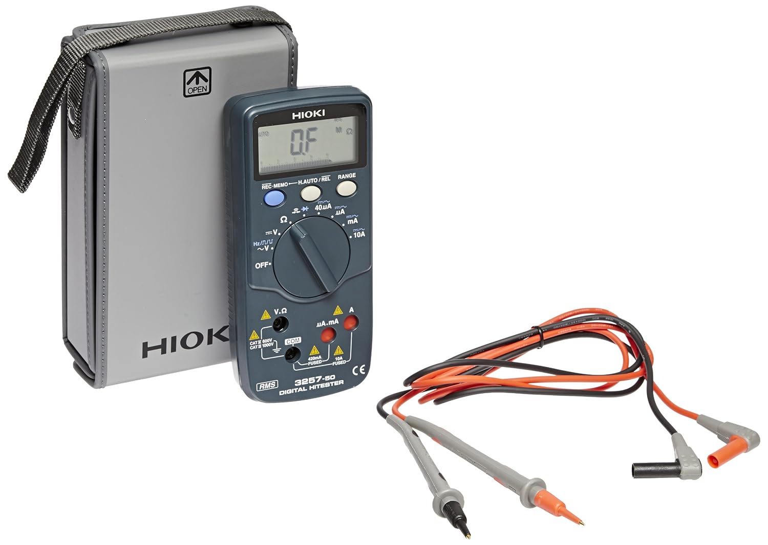 Hioki 325750 HiTester AutoRanging, True RMS Digital Multimeter, 1000V
